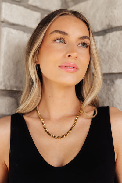 Chain Reaction Gold Plated Choker Womens Southern Soul Collectives