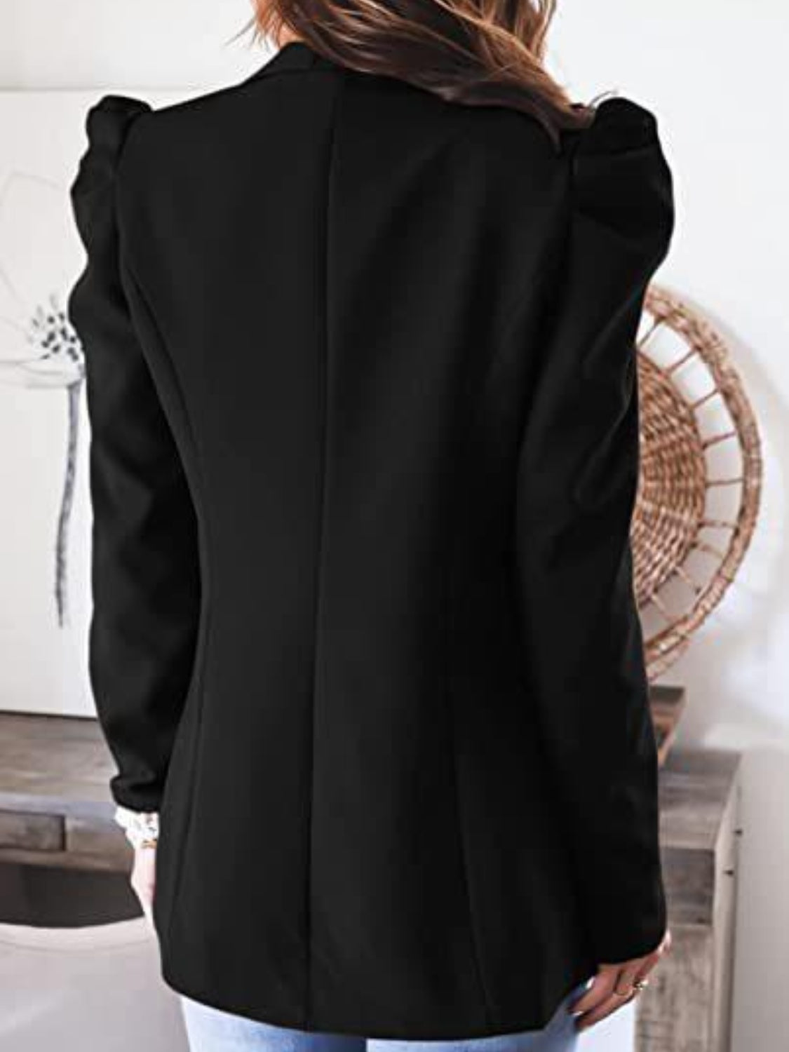 Open Front Puff Sleeve Blazer in Multiple Colors Southern Soul Collectives