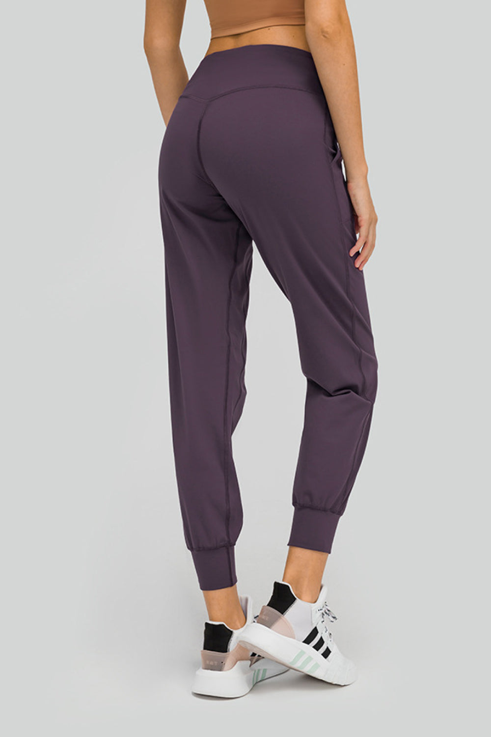 Wide Waistband Slant Pocket Jogger Activewear Pants in Multiple Colors Southern Soul Collectives