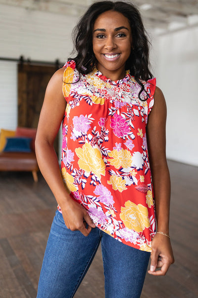 Among The Flowers Floral Top Southern Soul Collectives