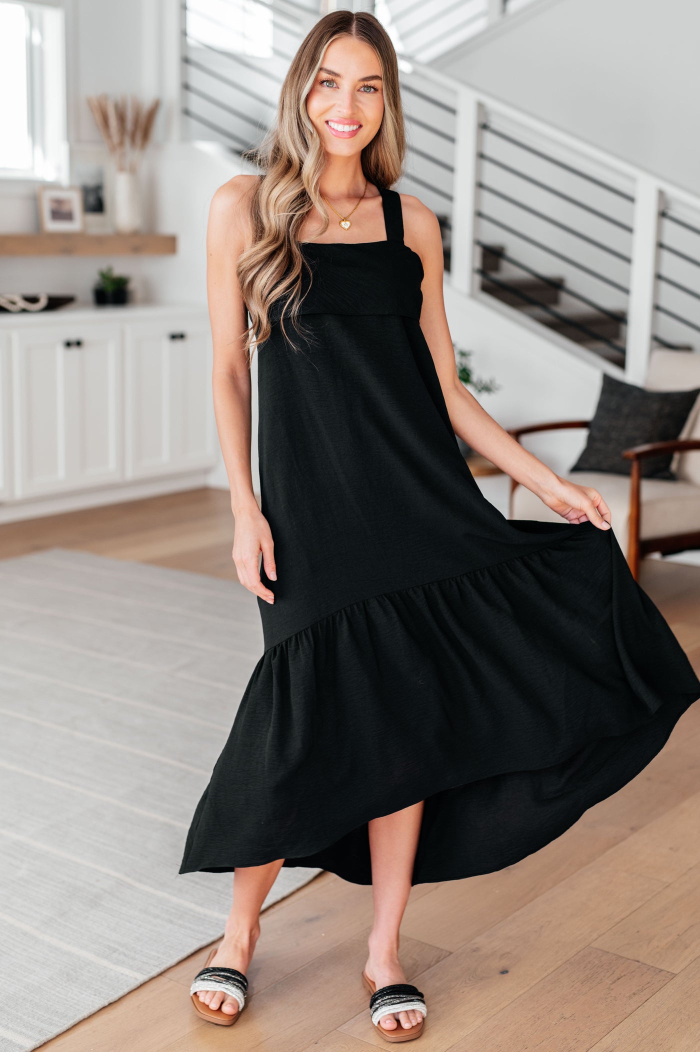 Nightlife Tie Back Maxi Dress Southern Soul Collectives