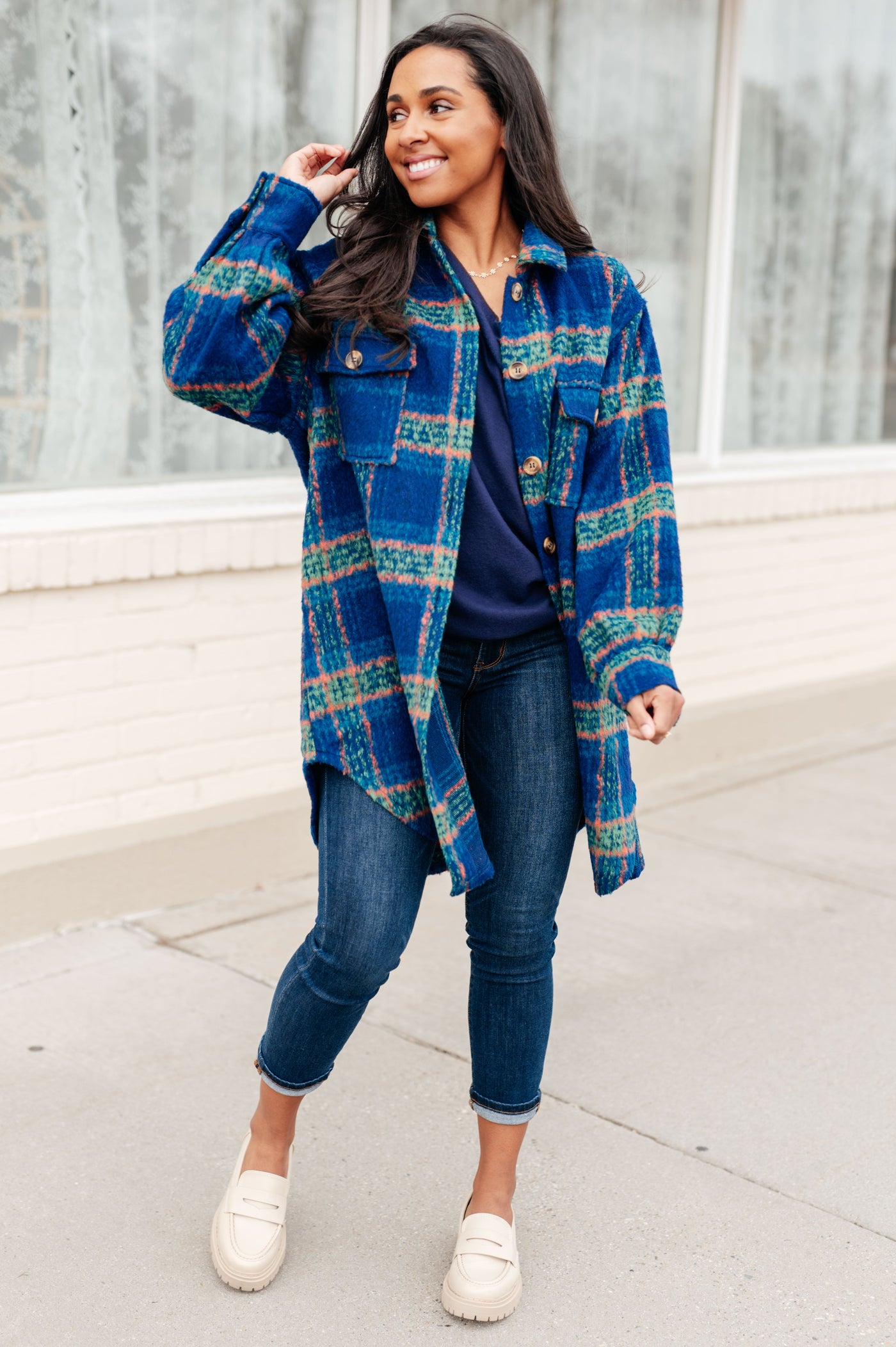 No Tears Plaid Coat Womens Southern Soul Collectives