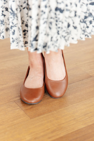 On Your Toes Ballet Flats in Camel Womens Southern Soul Collectives
