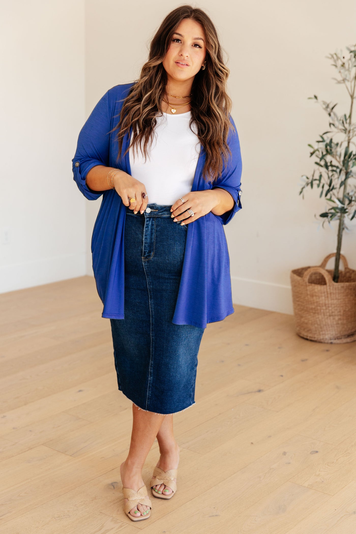 Lizzy Cardigan in Royal Blue Southern Soul Collectives
