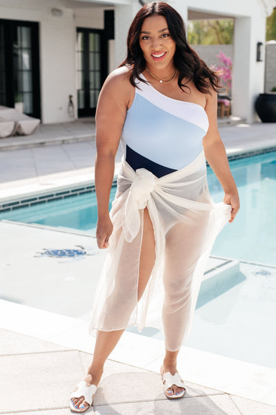 Wrapped In Summer Versatile Swim Cover in White Southern Soul Collectives