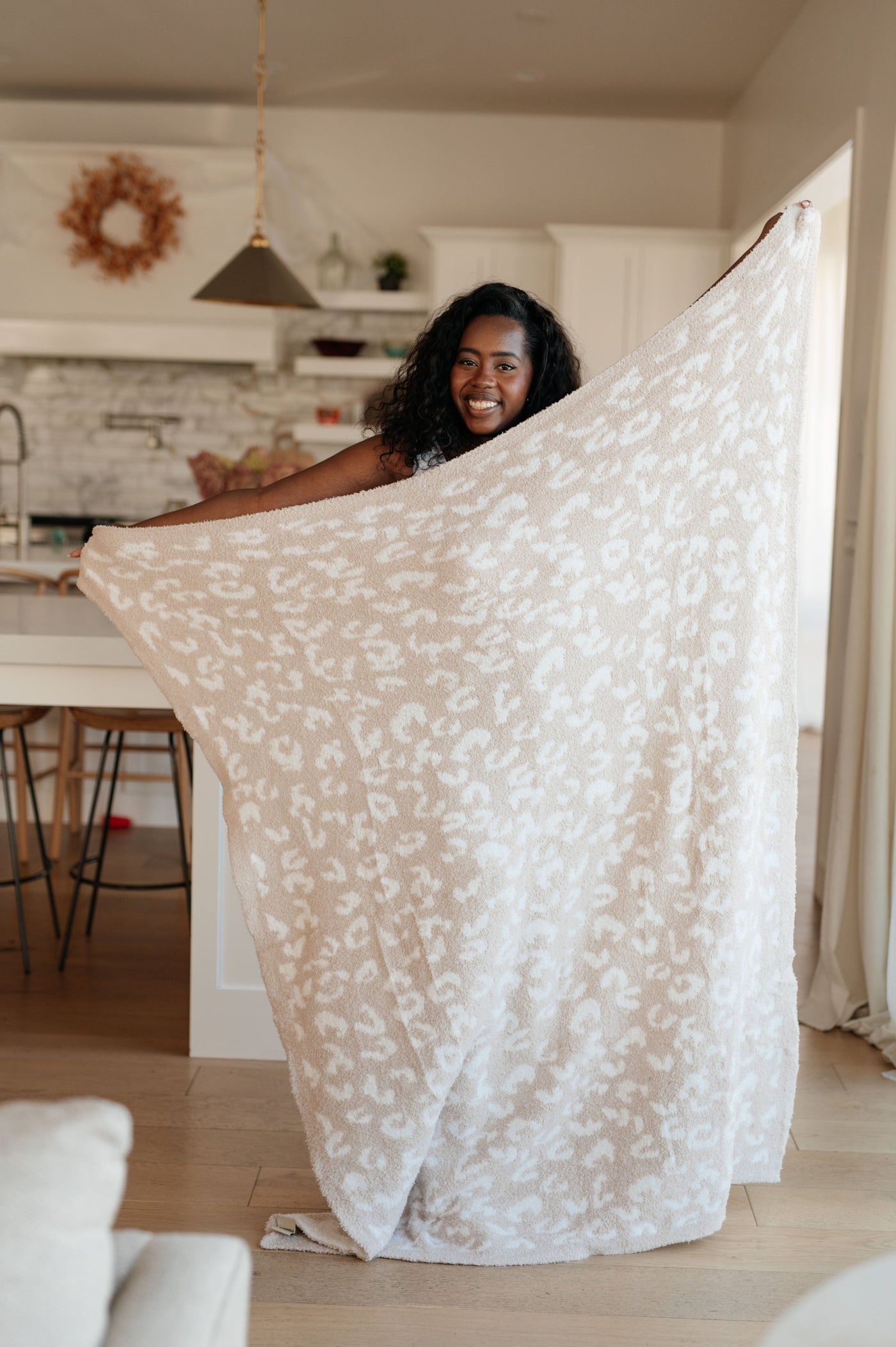 Ari Blanket Single Cuddle Size in Neutral Animal Womens Southern Soul Collectives
