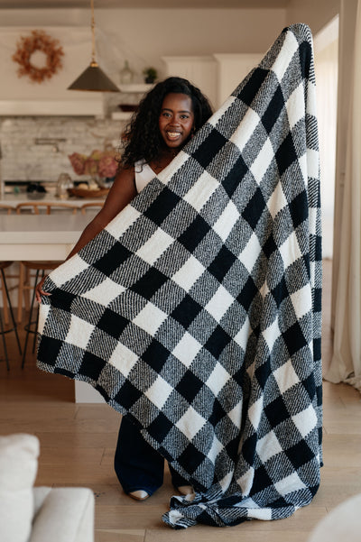 Penny Blanket Single Cuddle Size in Plaid Womens Southern Soul Collectives