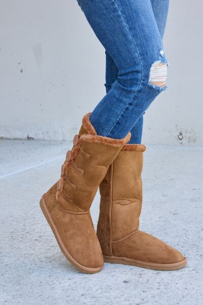 Forever Link Warm Fur Lined Flat Boots  Southern Soul Collectives