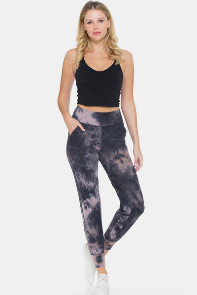 Cloud 9 Tie-Dye High Waist Cropped Leggings  Southern Soul Collectives