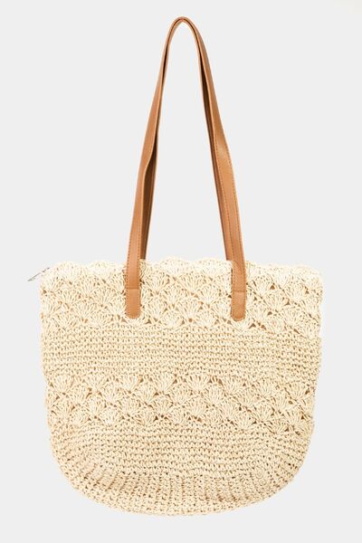 Straw Braided Tote Bag in Two Colors  Southern Soul Collectives