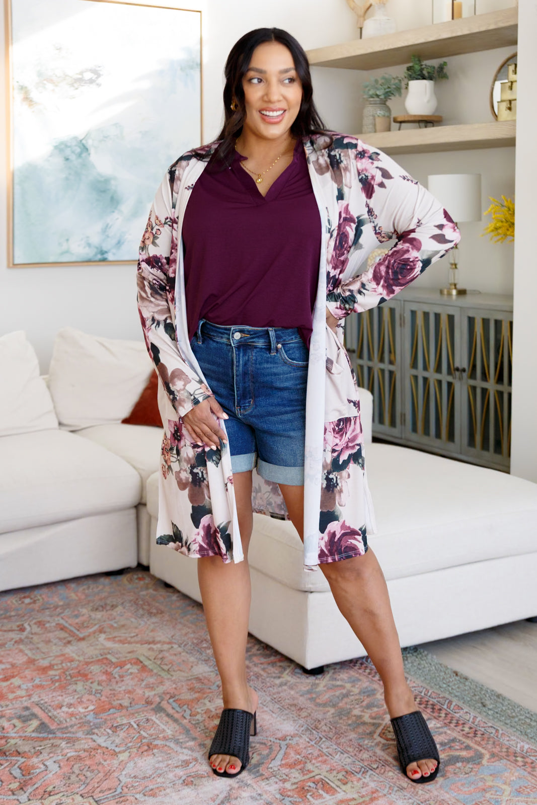 Blooming With Happiness Cardigan Layers Southern Soul Collectives