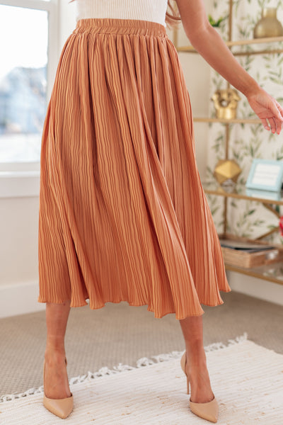 Are You Talking to Me Pleated Midi Skirt Womens Southern Soul Collectives
