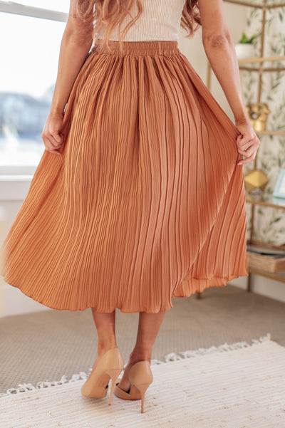 Are You Talking to Me Pleated Midi Skirt Womens Southern Soul Collectives