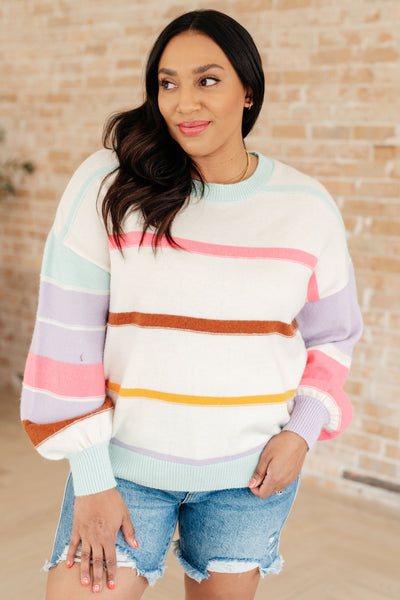 Flawless Features Striped Sweater Tops Southern Soul Collectives