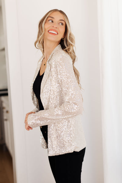 I Know You're Busy Sequin Blazer - Southern Soul Collectives