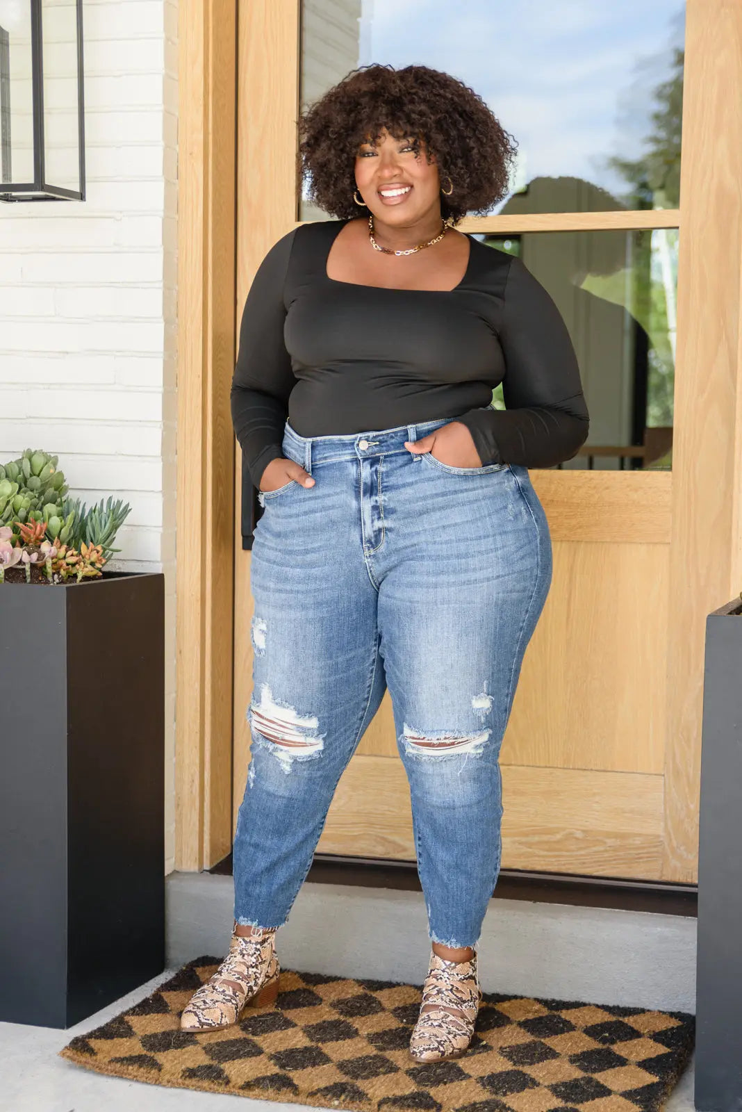 Plus Size Mom Jeans Outfit Ideas Belly Plus Size Jeggings For Fat