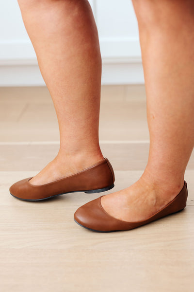 On Your Toes Ballet Flats in Camel - Southern Soul Collectives