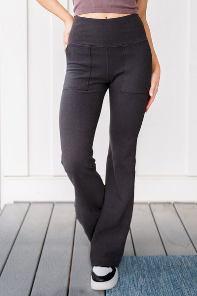 Where are You Flared Leggings in Black Womens Southern Soul Collectives