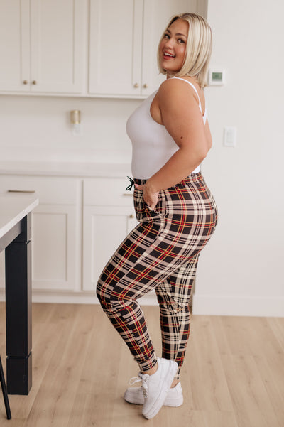 Your New Favorite Joggers in Autumn Plaid - Southern Soul Collectives