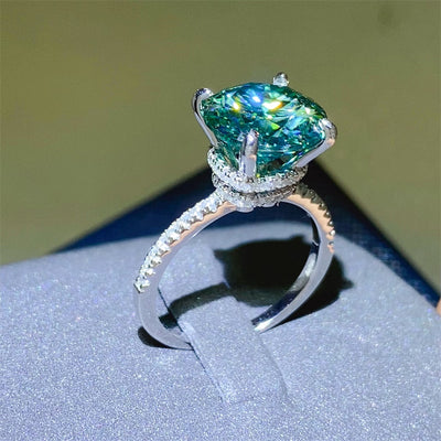 5 Carat Moissanite Zircon 925 Sterling Silver Ring Southern Soul Collectives