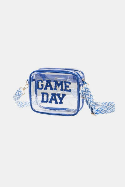 Zenana GAME DAY Stadium Approved Transparent Crossbody Bag Southern Soul Collectives