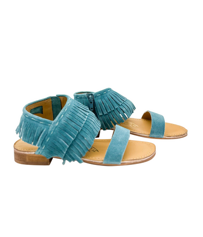 Fringe Star Sandal in Teal Southern Soul Collectives