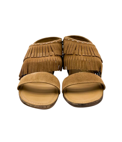 Fringe Star Sandal in Tan Southern Soul Collectives