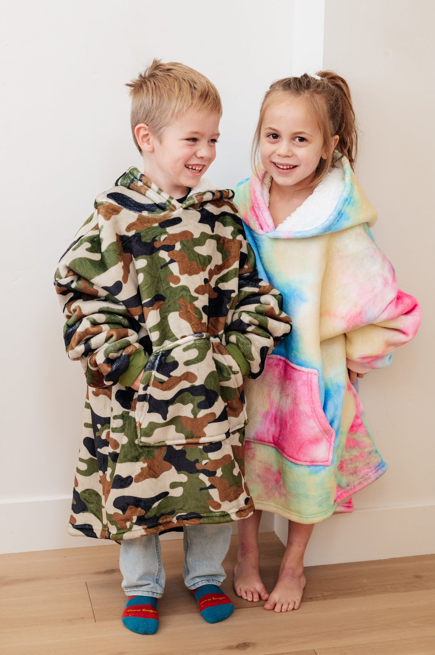 Kids Oversized Hoodie Blanket in Camo Southern Soul Collectives