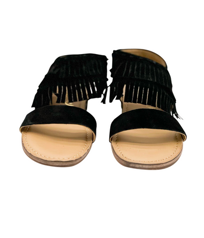 Fringe Star Sandal in Black Southern Soul Collectives