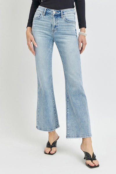 RISEN Full Size High Rise Ankle Flare Jeans Southern Soul Collectives