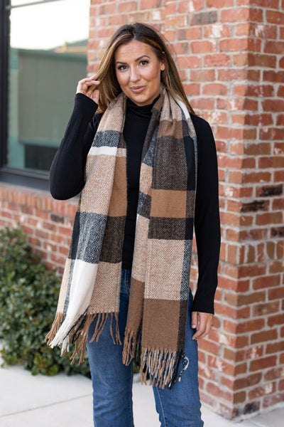 The Lina Colorful Plaid Scarf Southern Soul Collectives