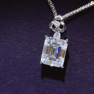 5 Carat Moissanite 925 Sterling Silver Necklace Southern Soul Collectives