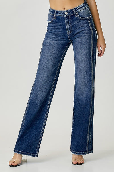 RISEN Mid Rise Straight Jeans Southern Soul Collectives