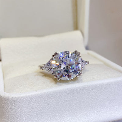 5 Carat Moissanite 925 Sterling Silver Ring Southern Soul Collectives