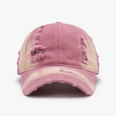 Distressed Adjustable Cotton Baseball Cap in Multiple Colors Southern Soul Collectives