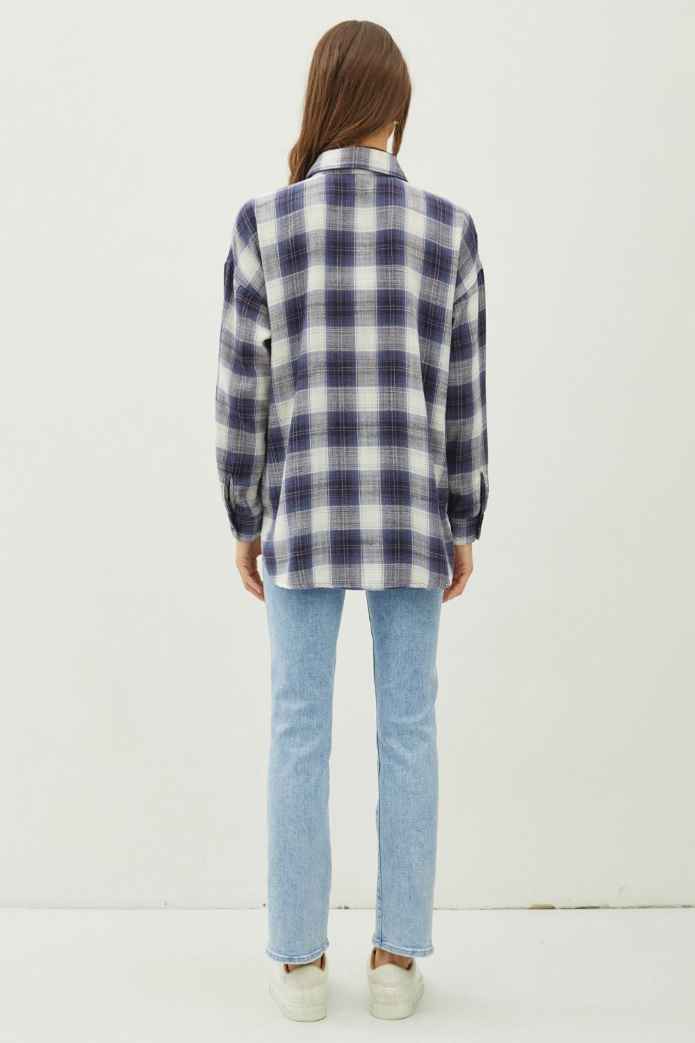 Be Cool Plaid Flannel Button Down Shirt with Chest Pocket Southern Soul Collectives