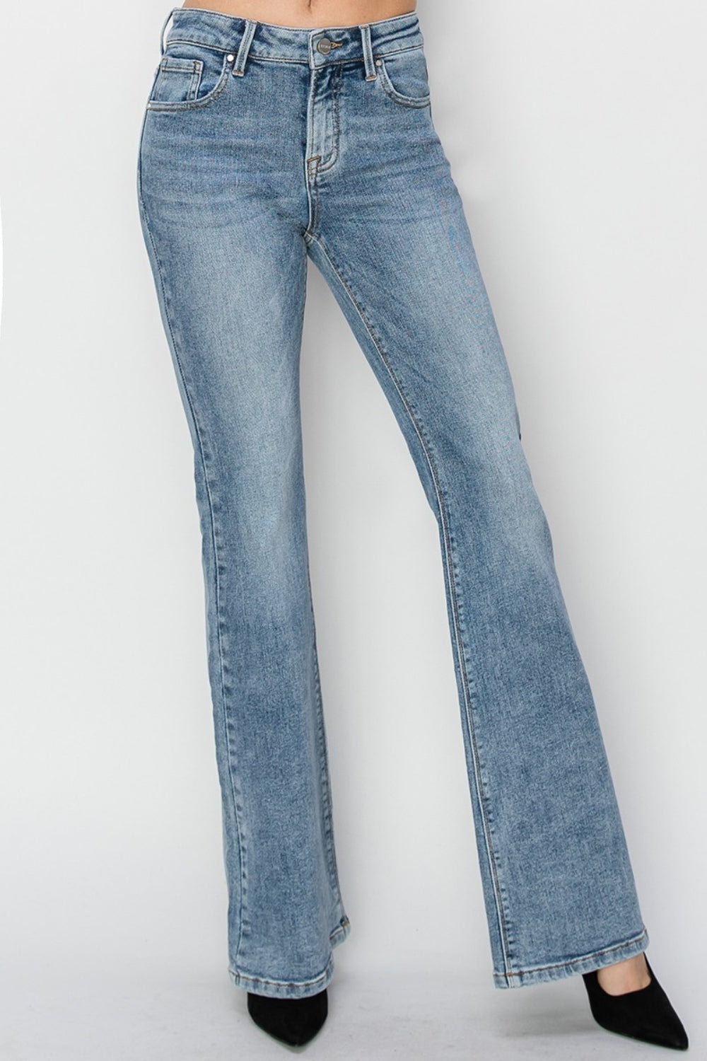 RISEN Mid Rise Bootcut Jeans Southern Soul Collectives