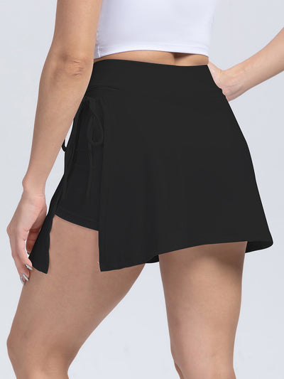 Side Tie High Waist Activewear Skort in Multiple Colors Southern Soul Collectives