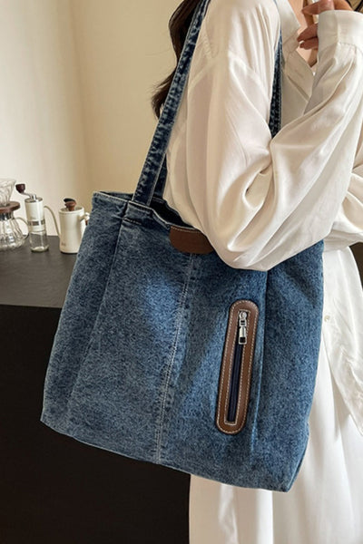 Medium Denim Tote Bag Southern Soul Collectives