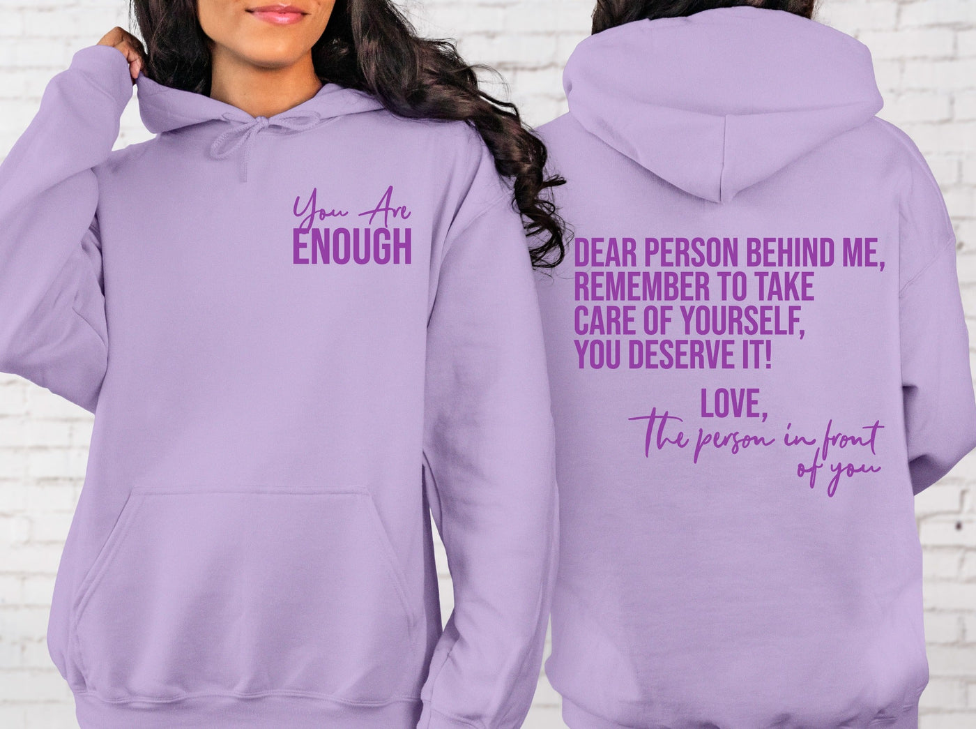 You Are Enough Graphic HOODIE 💜