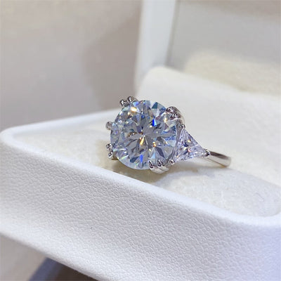 5 Carat Moissanite 925 Sterling Silver Ring Southern Soul Collectives