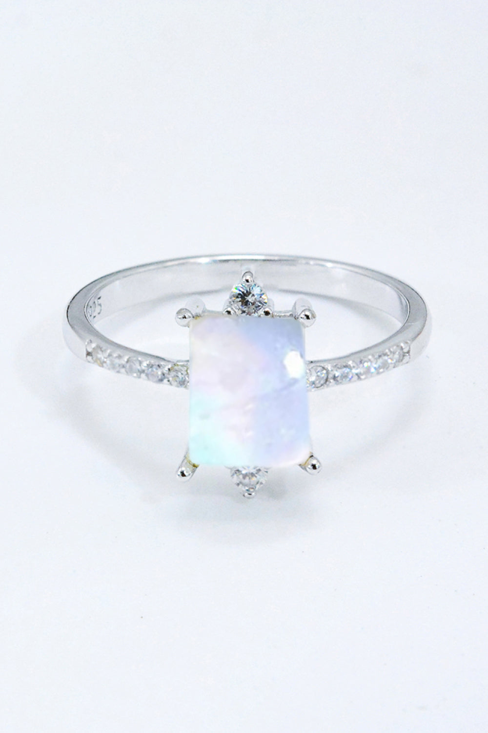 925 Sterling Silver Square Moonstone Ring Southern Soul Collectives