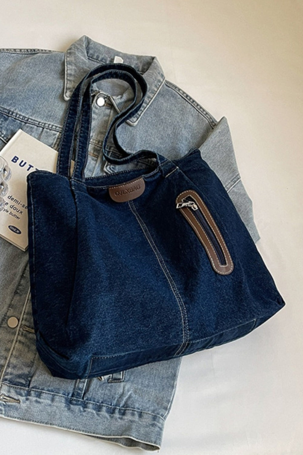 Medium Denim Tote Bag Southern Soul Collectives