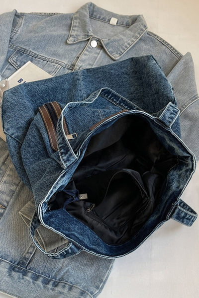 Medium Denim Tote Bag Southern Soul Collectives