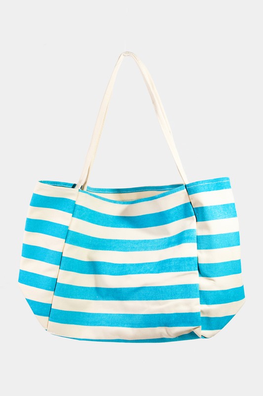 Fame Stripe Contrast Tote Bag Southern Soul Collectives