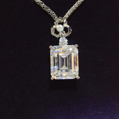 5 Carat Moissanite 925 Sterling Silver Necklace Southern Soul Collectives