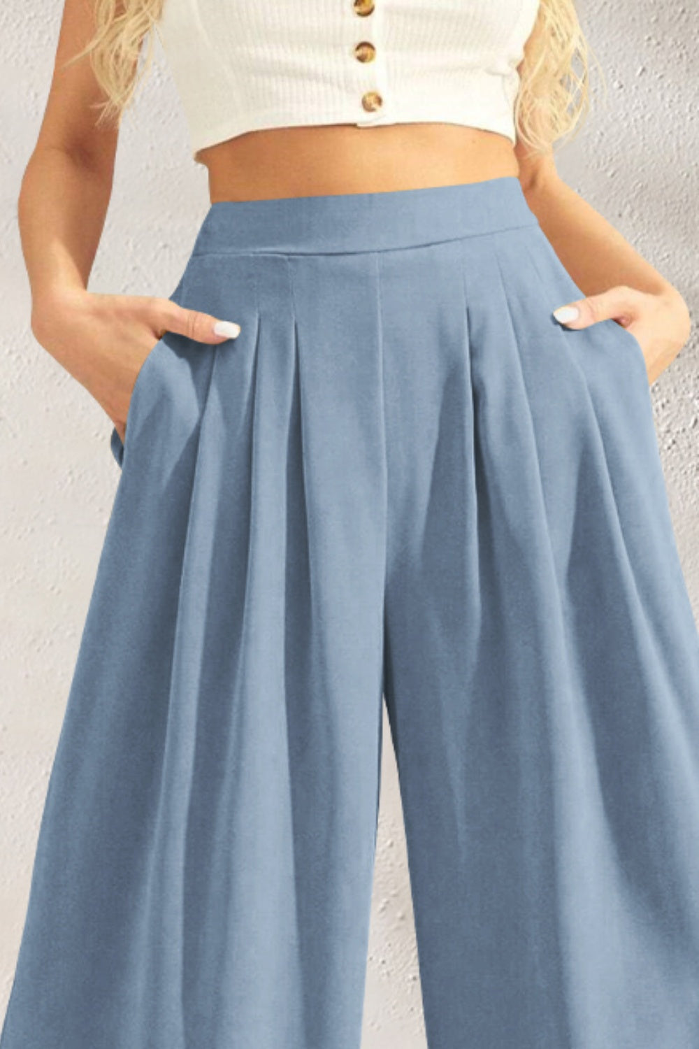 High Waist Wide Leg Pants in Multiple Colors Southern Soul Collectives