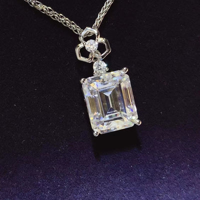 5 Carat Moissanite 925 Sterling Silver Necklace Southern Soul Collectives