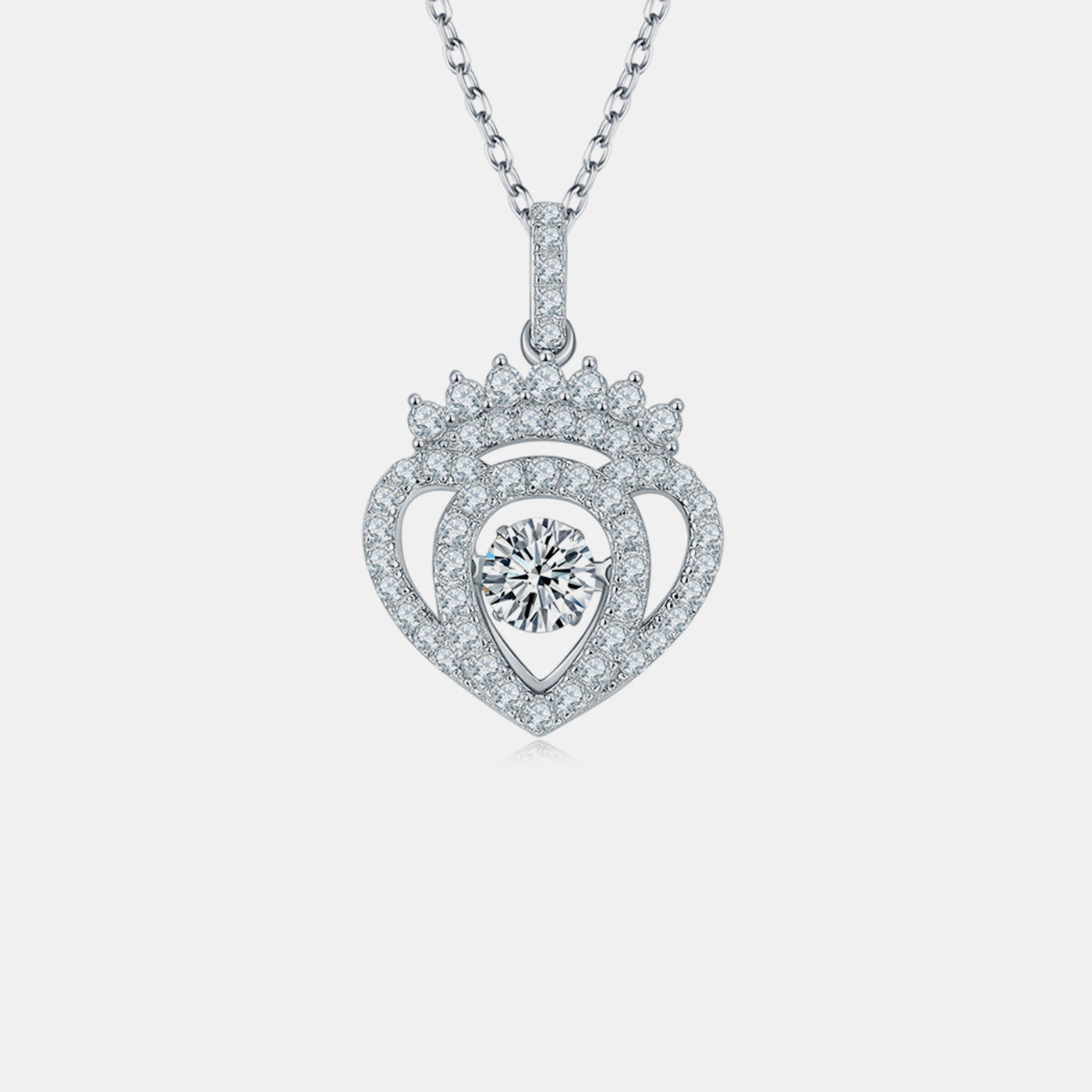 Moissanite 925 Sterling Silver Necklace Southern Soul Collectives