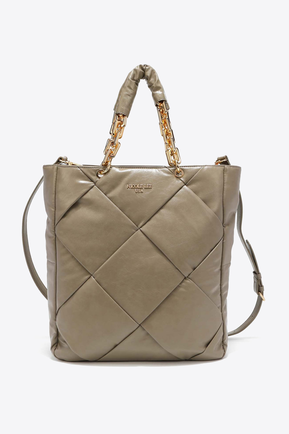 Mesmerize Me Quilted Tote Bag in Sand  Southern Soul Collectives 